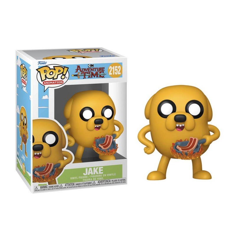 Funko فانكو بوب! أنيميشن كارتون نتورك أدفينشر تايم جيك مع فطائر البيكون فينيل فيجر (8.1 سم) - Image 2